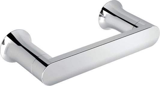 Moen Genta LX Chrome Modern Wall Mount Pivoting Toilet Paper Holder. Modern Toilet Roll Holder for Bathroom. BH3808CH